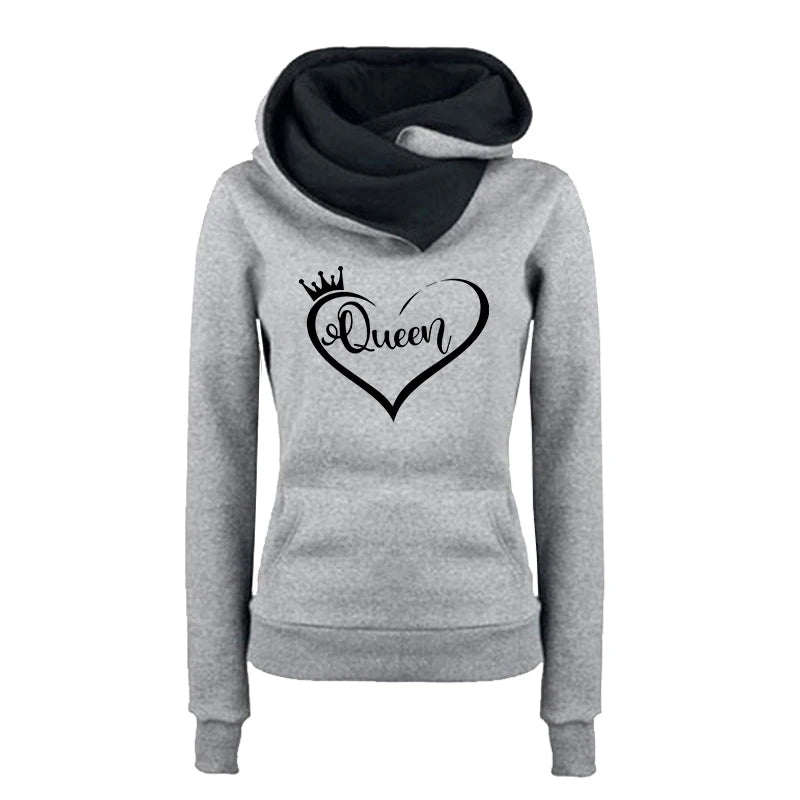 Women's Tracksuit Set - Cozy Hoodie + Joggers, Pockets!