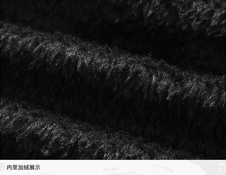 Men’s PU Leather Jacket – Warm Fleece, Ride Ready