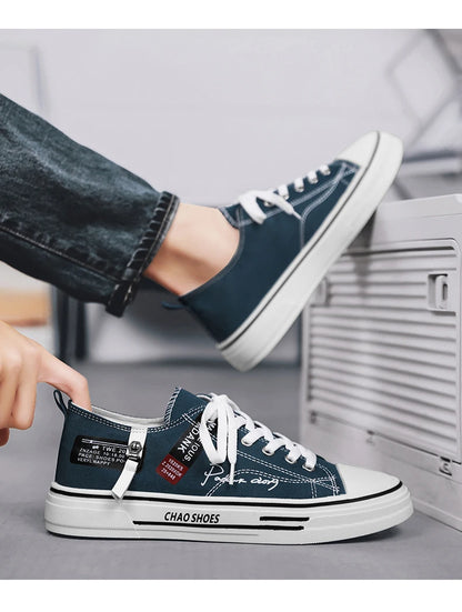Men's Canvas Skate Sneakers - Classic Casual Style Men!
