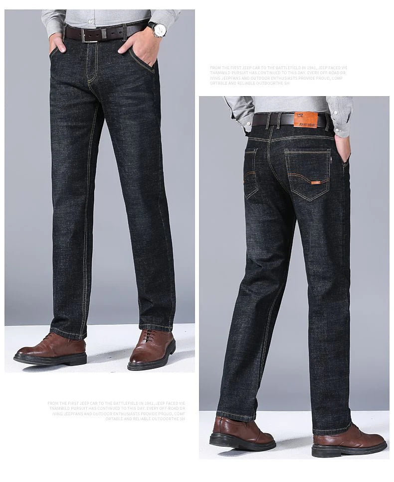 Premium Men's Straight Jeans – Effortless Comfort