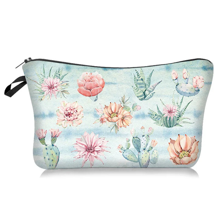 Makeup Bag with Zipper for Everyday Makeup Storage Case
