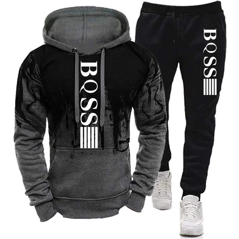 Men's Splash ink Tracksuit Set - Bold Travel Vibes 24/7