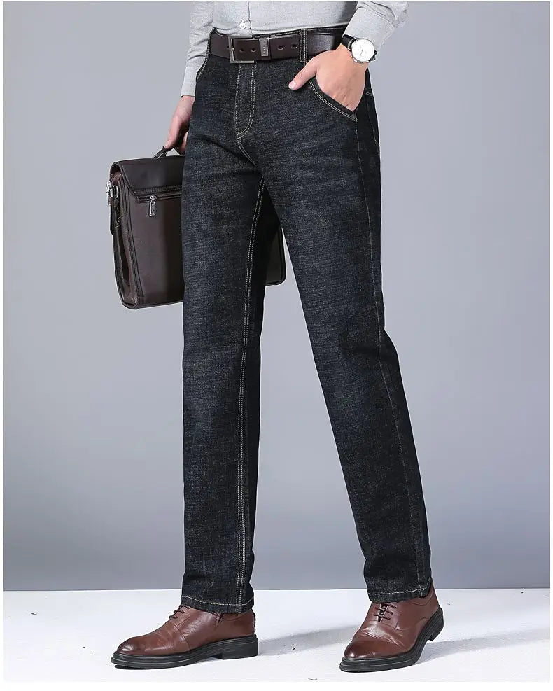 Premium Men's Straight Jeans – Effortless Comfort