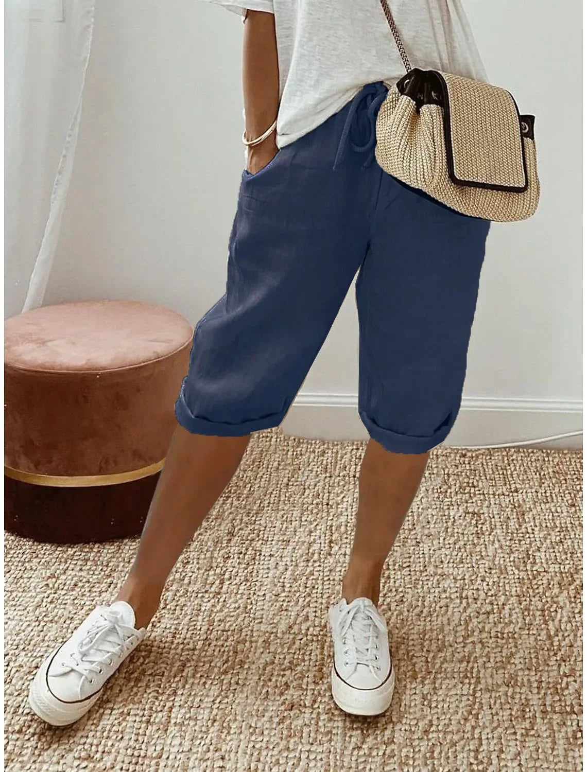 Plus Size Women’s High-Waist Shorts – Breezy Fit