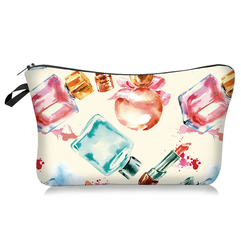 Numbered style cosmetic storage bag for home organization