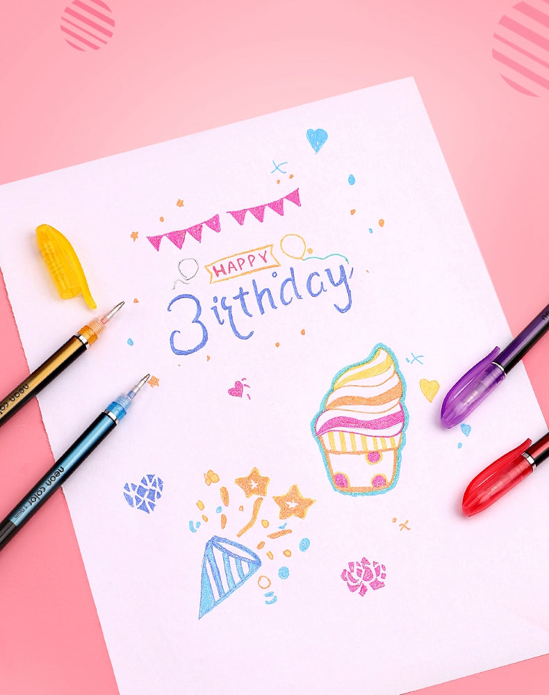 Glitter Gel Pens Set – 48 Colors for Art &amp; School