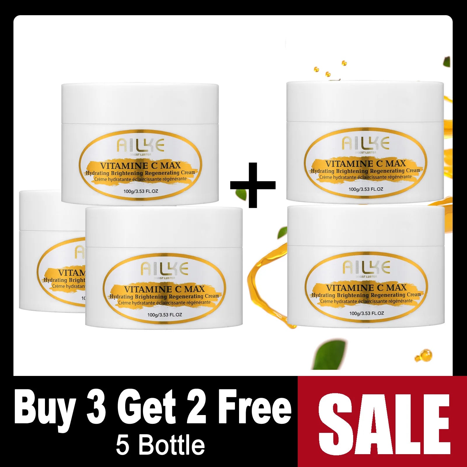 AILKE Vitamin C Skin Care Set – Brighten & Firm