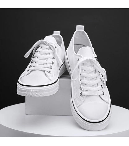 Men's Canvas Skate Sneakers - Classic Casual Style Men!