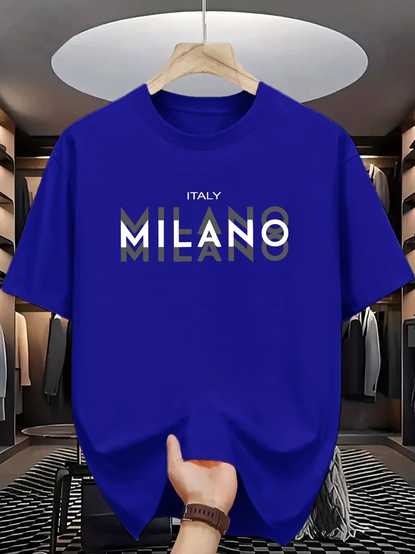 Men's Milano Cotton T-Shirt – Breathable Summer Tee
