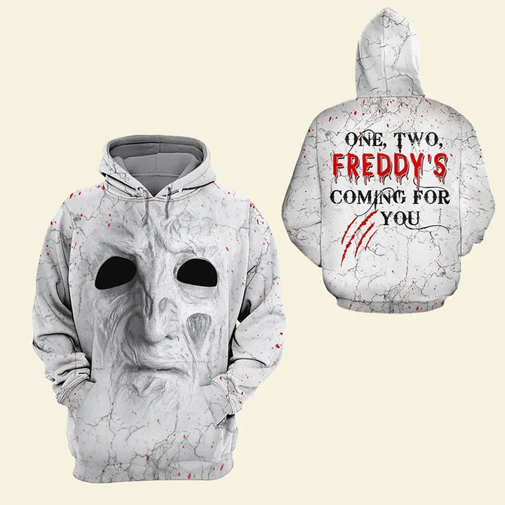 Halloween Hoodie - 3D Horror Boogeyman Graphic Pullover