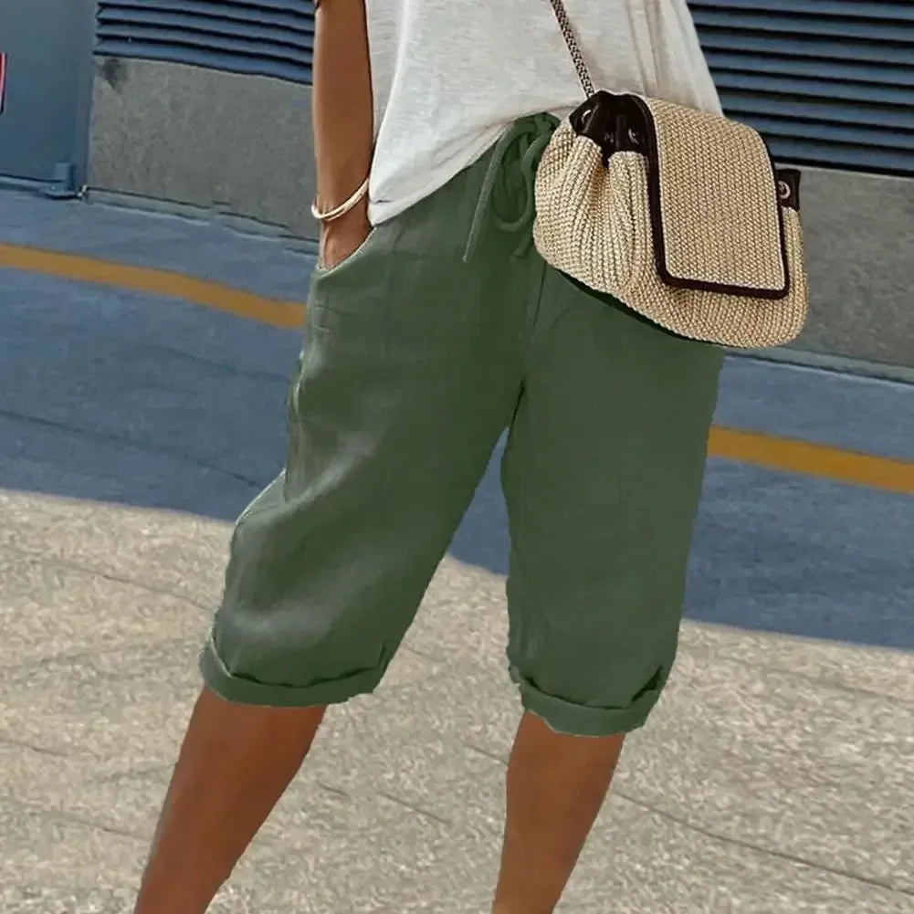 Plus Size Women’s High-Waist Shorts – Breezy Fit