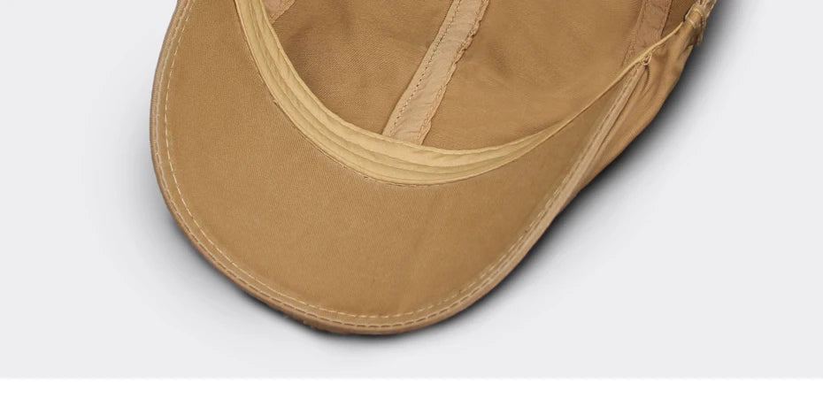 Men Beret – Adjustable Cotton Driver Cap Comfort