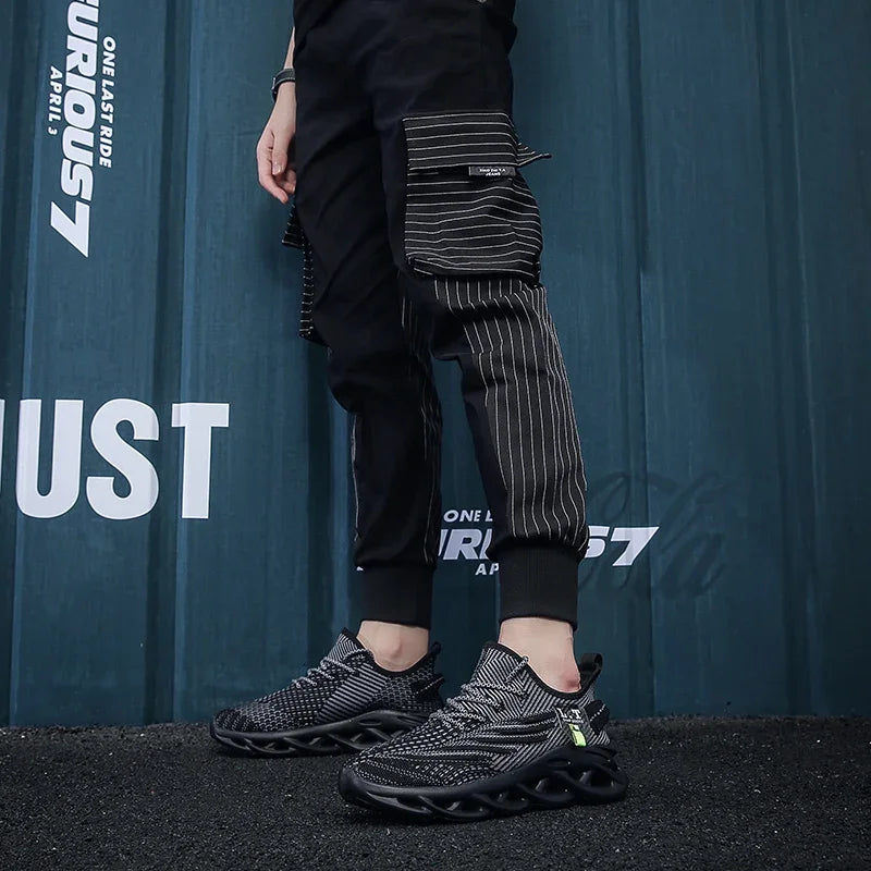 Men’s Black Running Shoes – Breathe &amp; Go Faster