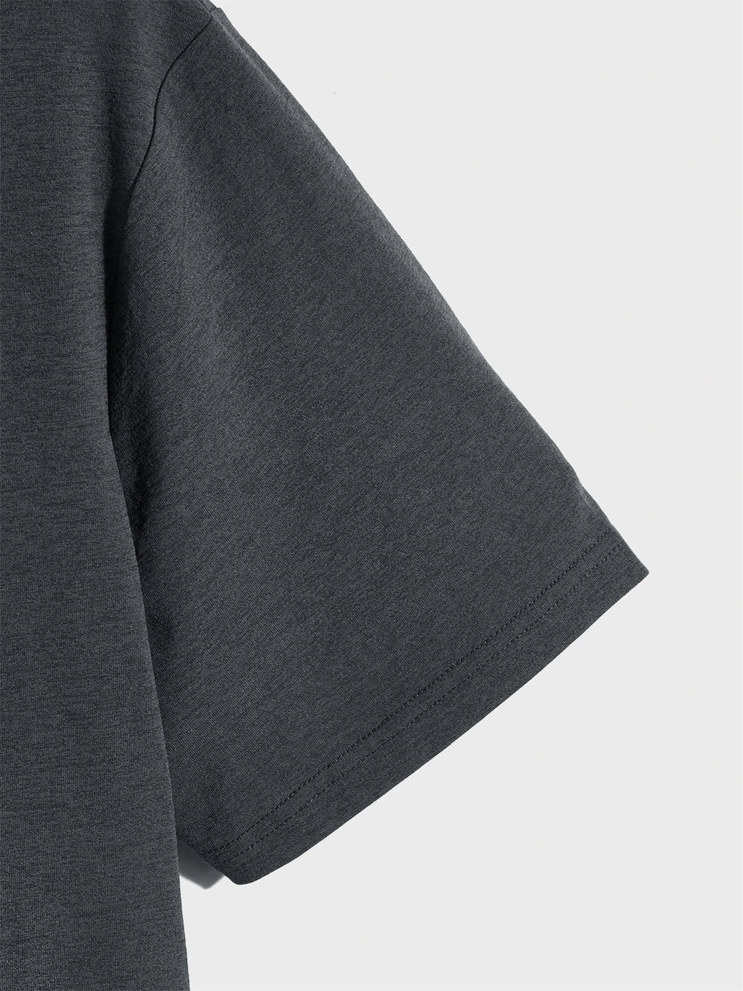 100% cotton Milano tee product image showing short sleeves, O-neck styling and a loose cut for relaxed everyday combinations.