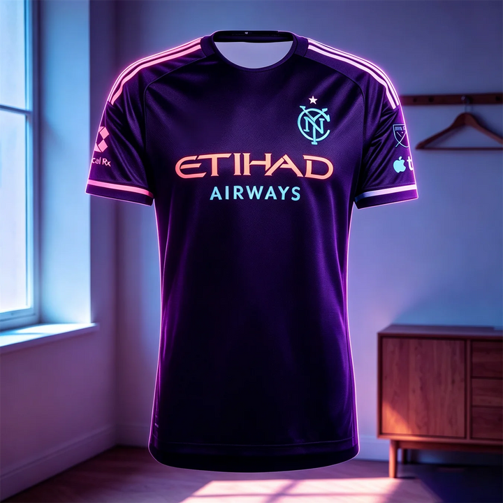 NYCFC Jersey Black Away Quick Dry Men&
