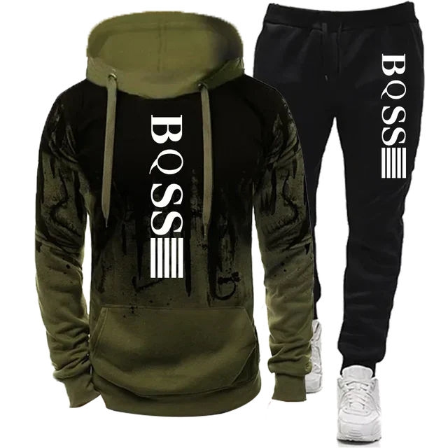 Men's Splash ink Tracksuit Set - Bold Travel Vibes 24/7