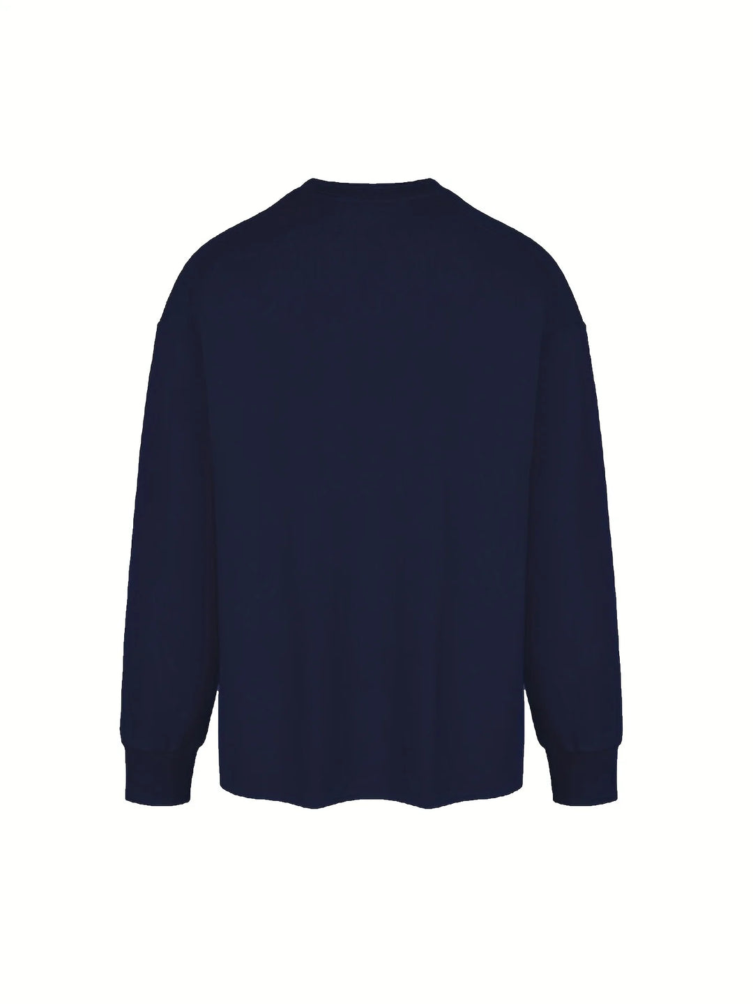 breathable t-shirt long sleeve with clean neckline and soft cotton texture, ideal for commuting and off-duty looks
