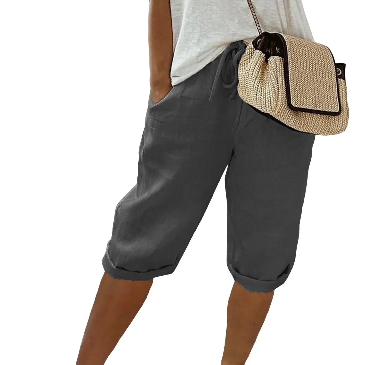 Plus Size Women’s High-Waist Shorts – Breezy Fit