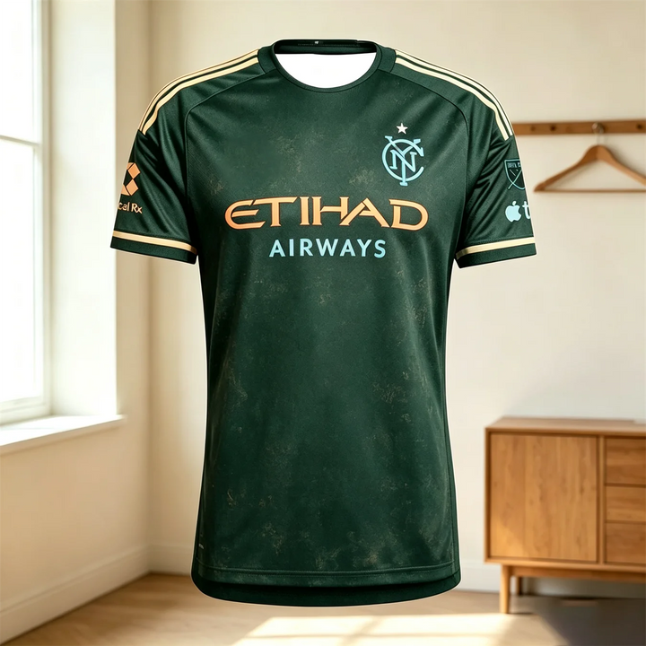 NYCFC Jersey Black Away Quick Dry Men&
