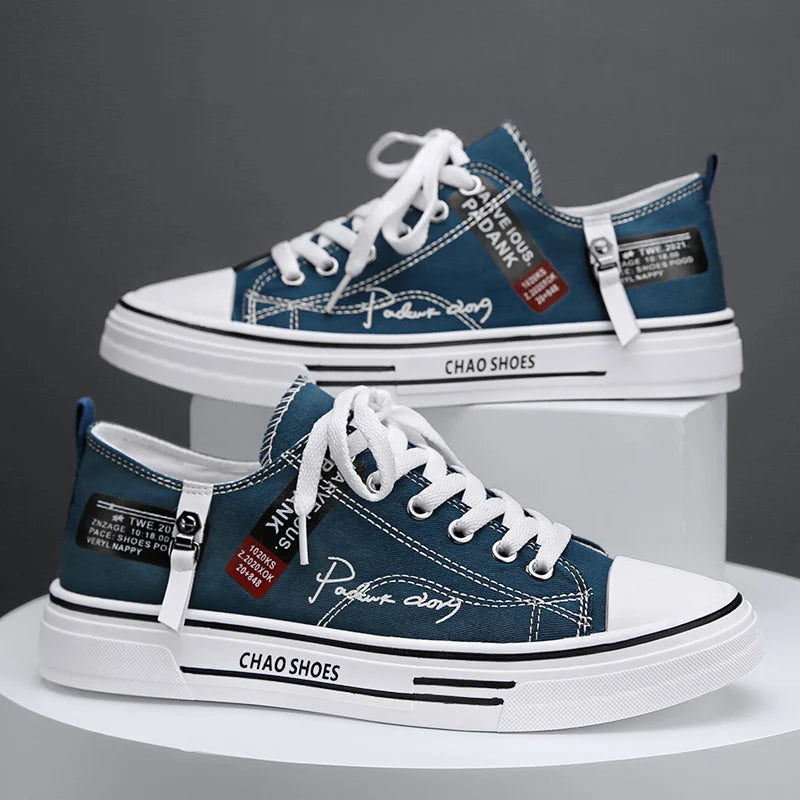 men's casual sneakers corduroy canvas low cut campus daily shoes
