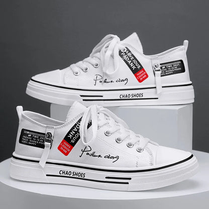 classic skate shoes men corduroy canvas upper flat platform daily wear
