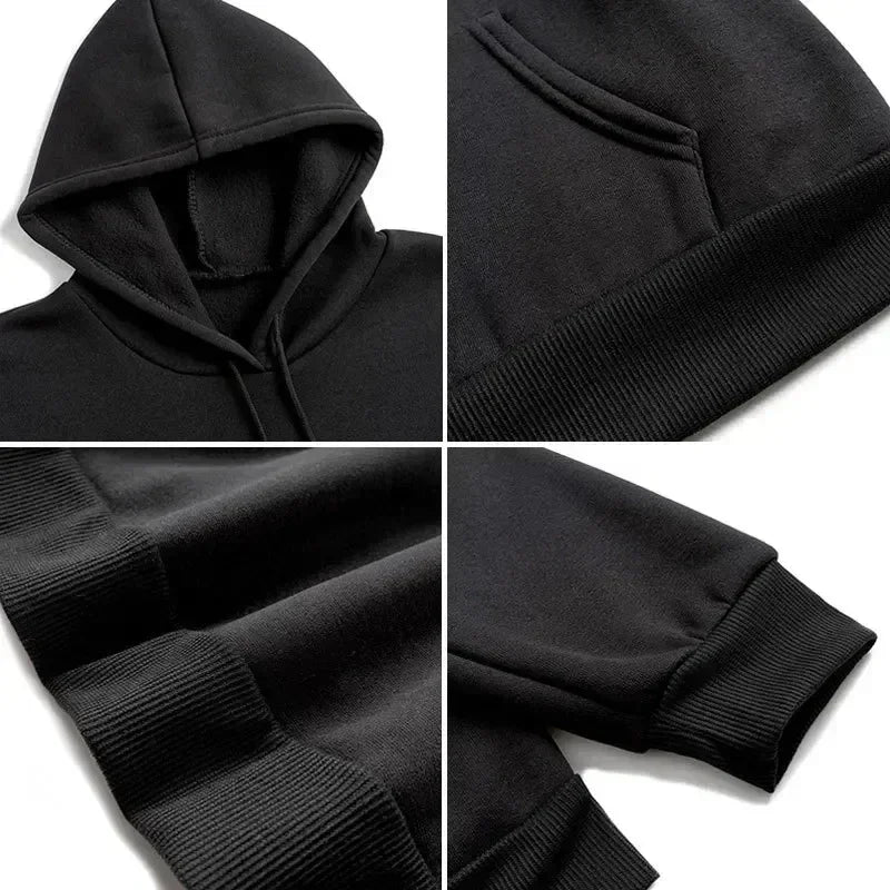 Bon Jovi Graphic Fleece Hoodie with Long Sleeves