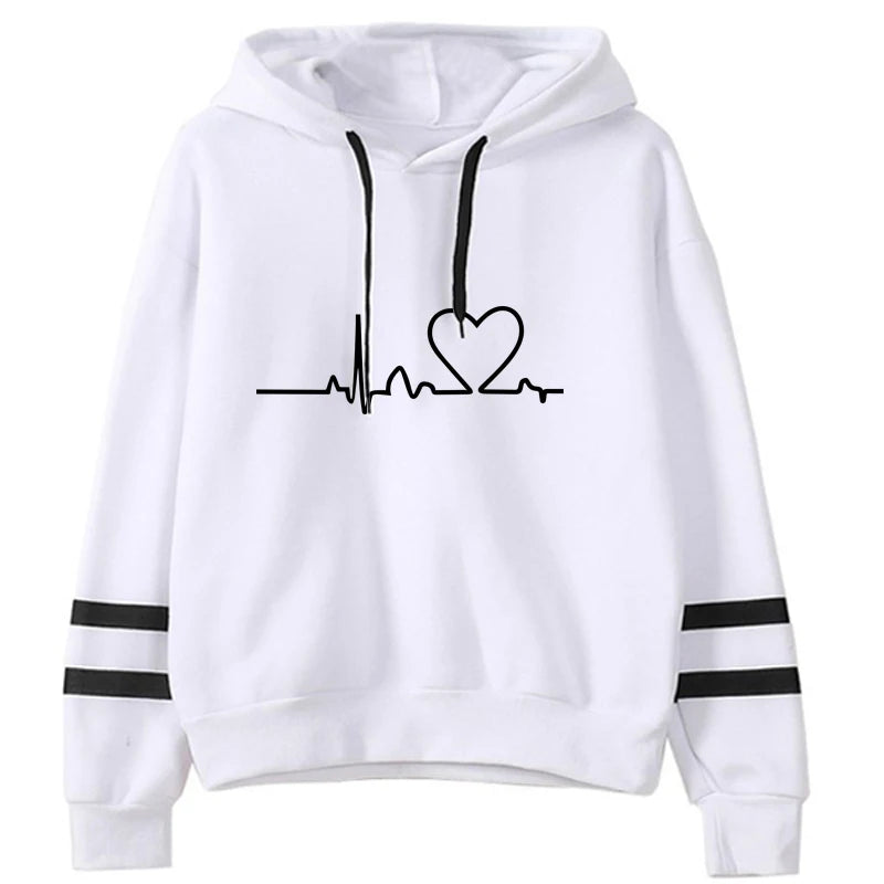 Tracksuit - Striped Hoodie & Sweatpants Set, All-Season