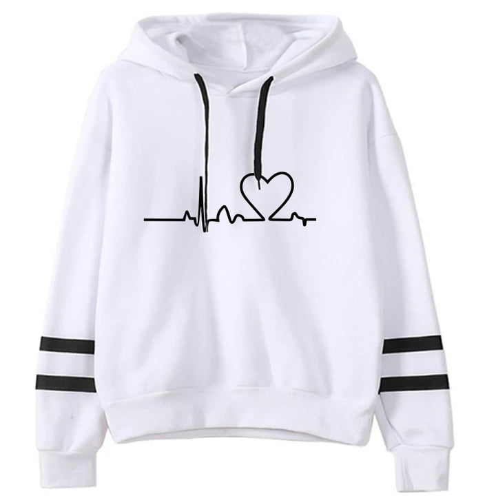 Tracksuit - Striped Hoodie &amp; Sweatpants Set, All-Season