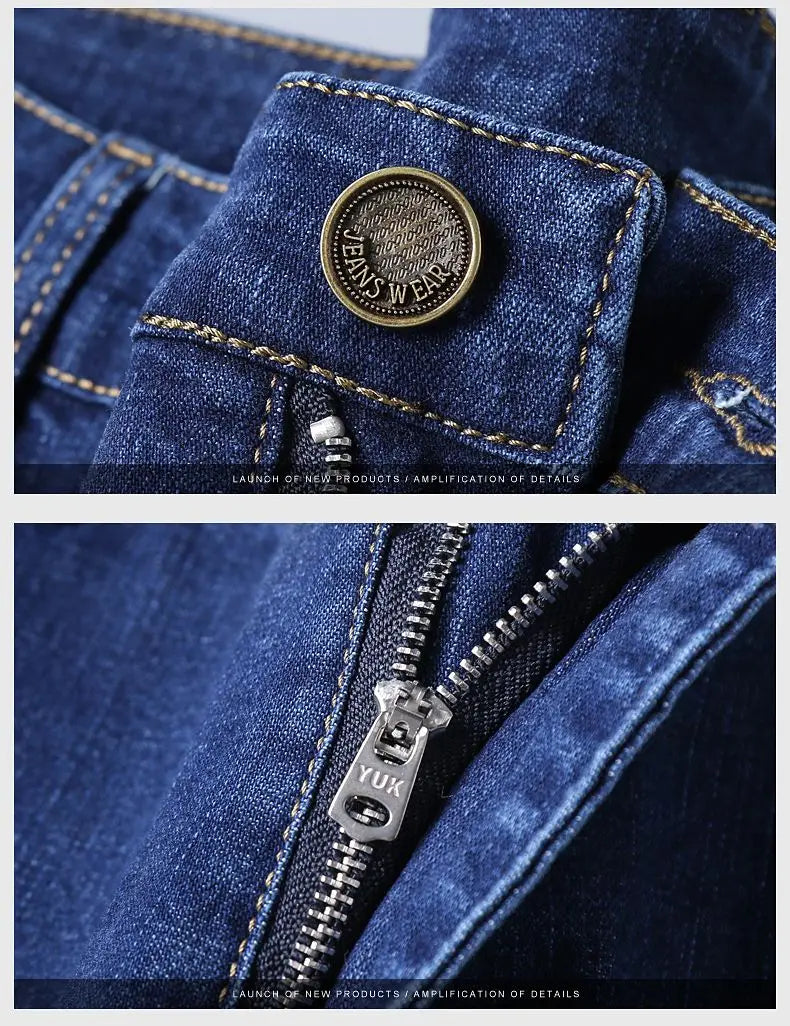 Premium Men's Straight Jeans – Effortless Comfort