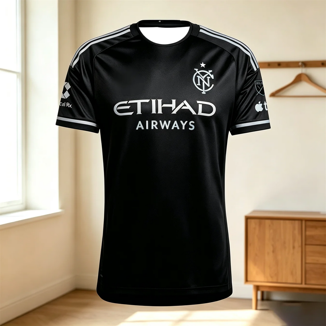 NYCFC Jersey Black Away Quick Dry Men&
