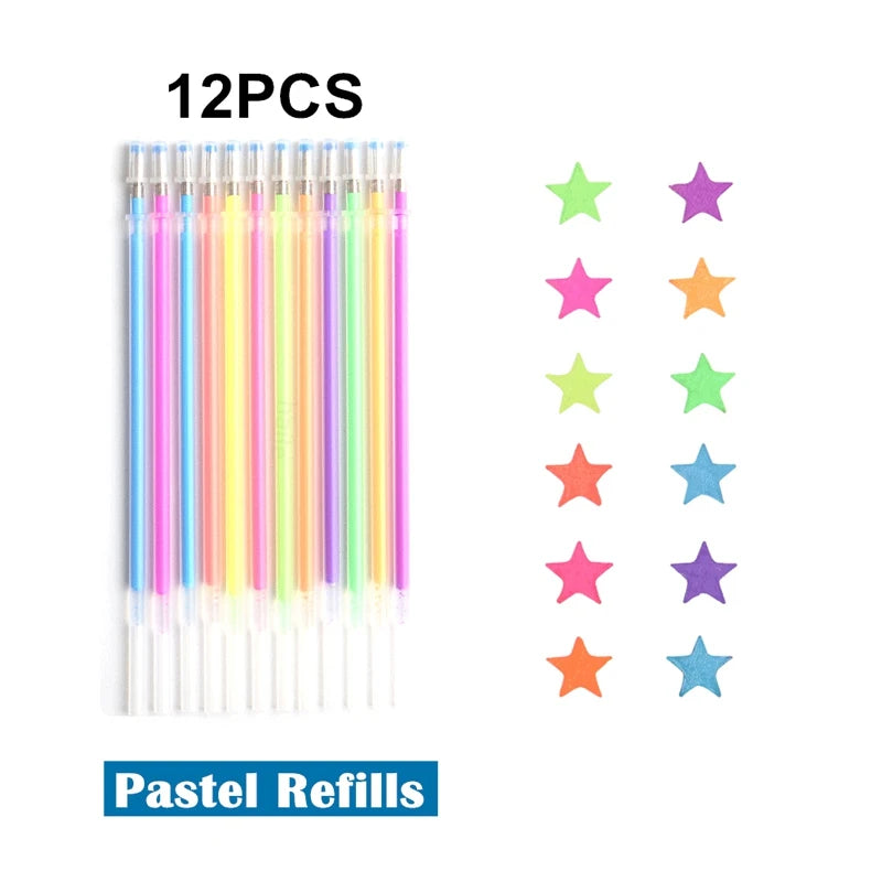 Glitter Gel Pens Set – 48 Colors for Art &amp; School