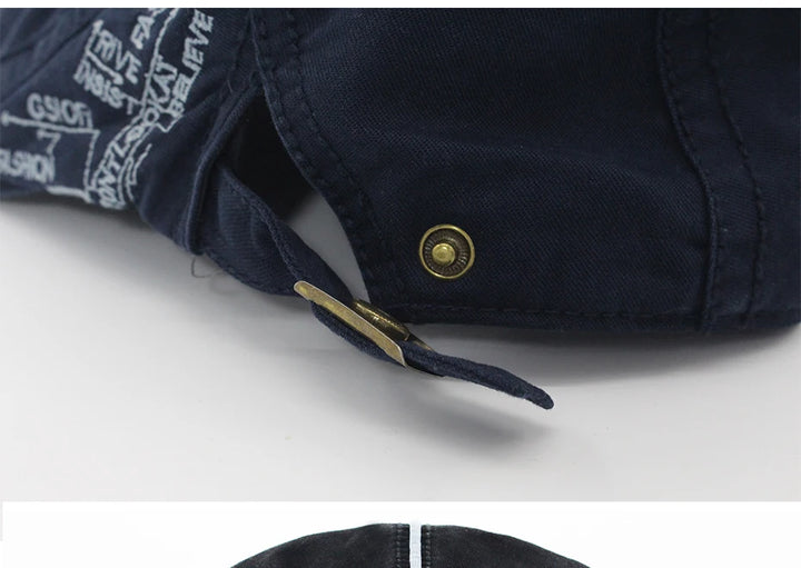 Men Beret – Adjustable Cotton Driver Cap Comfort