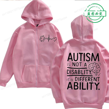 Autism Awareness Hoodie – Different Ability Statement