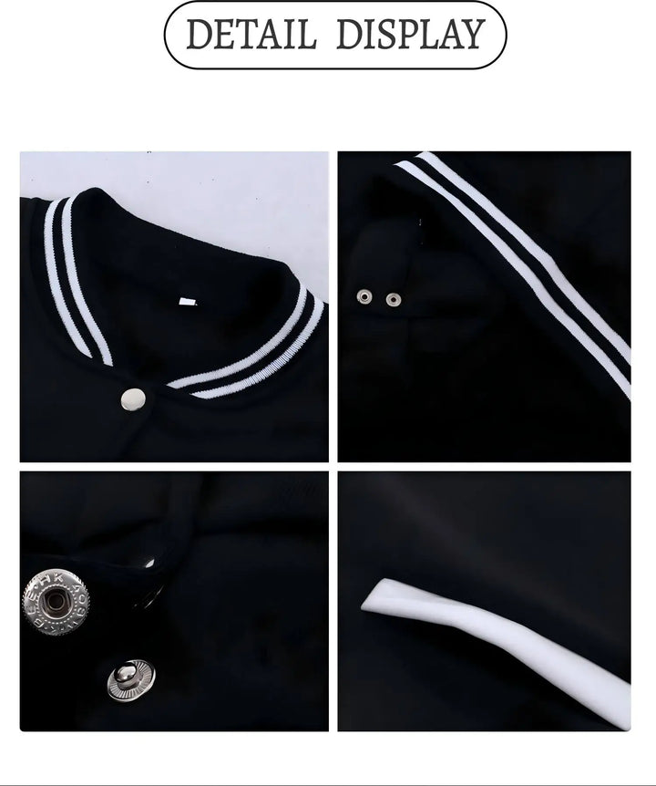 Womens Bomber Jackets - Fleece Varsity Warmth Soft Cozy