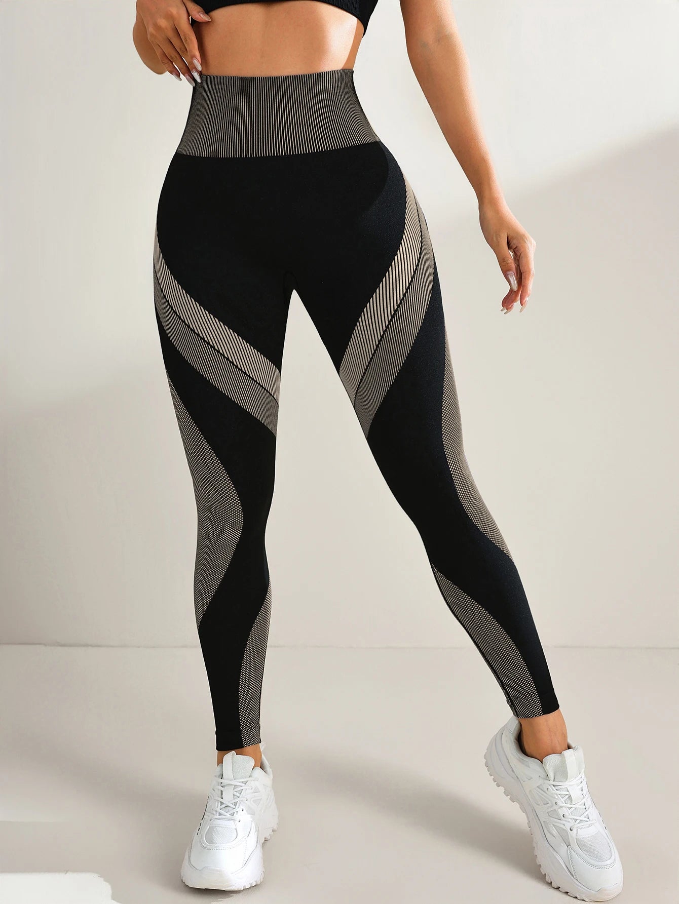 Women's Seamless Yoga Leggings – Tummy Control & Lift