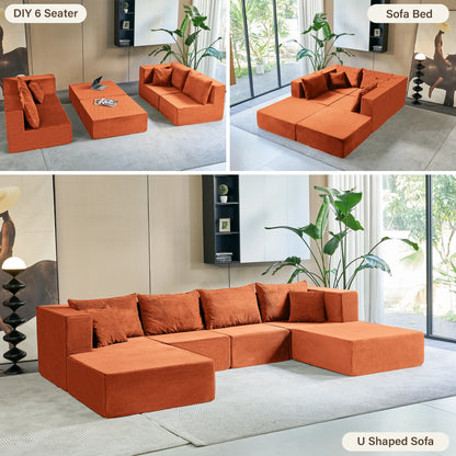 corduroy modular sectional sofa separate floor seating arrangement kids friendly cloud modular sofa