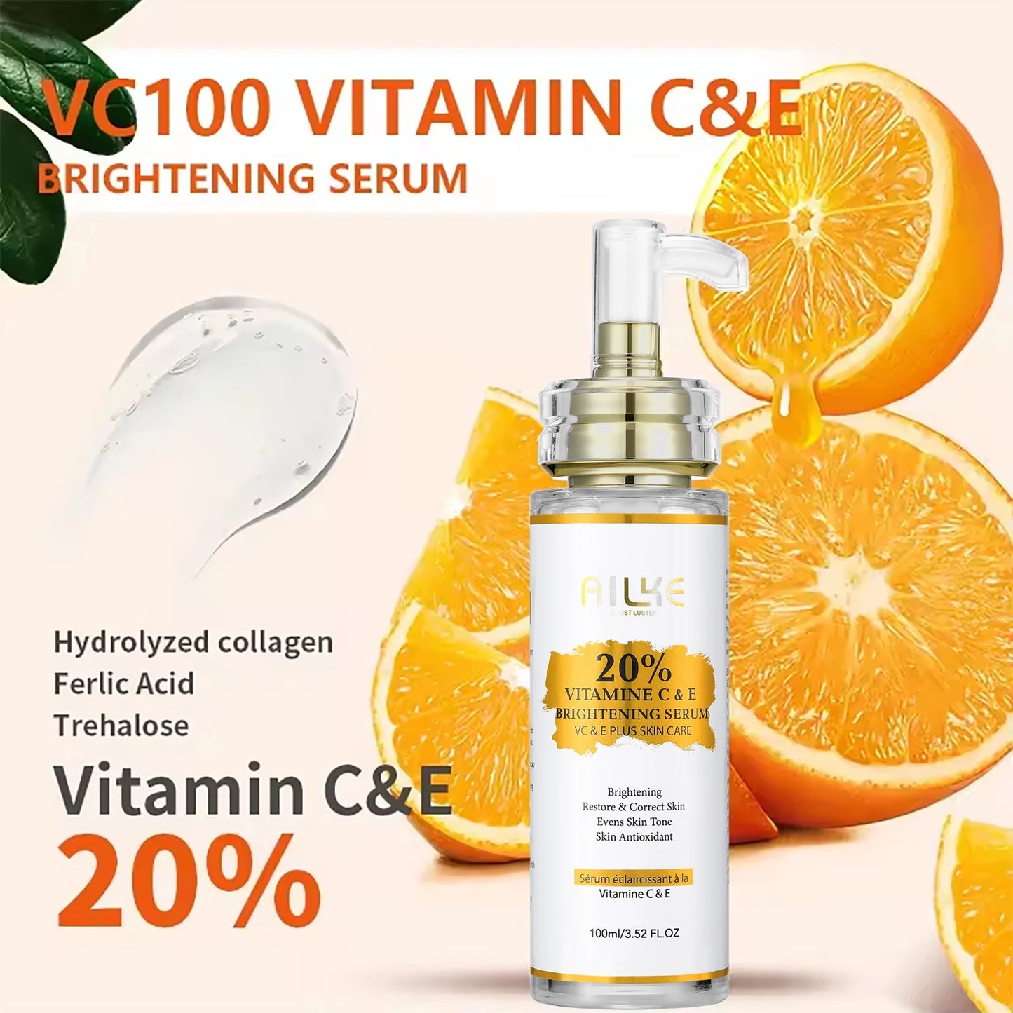 AILKE Vitamin C Skin Care Set – Brighten & Firm