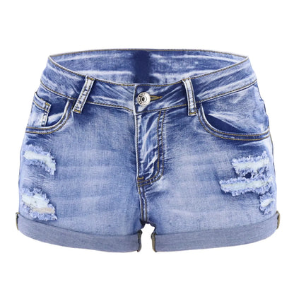 Women's Split Denim Shorts: Sexy Summer Beach Essential