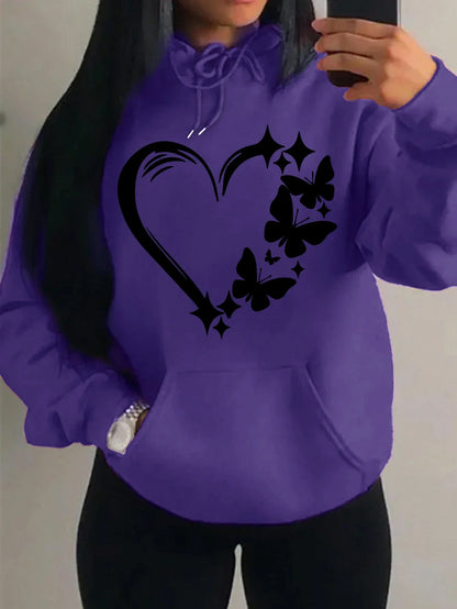 Butterfly Hoodie Women – Cute Oversized Y2K Streetwear