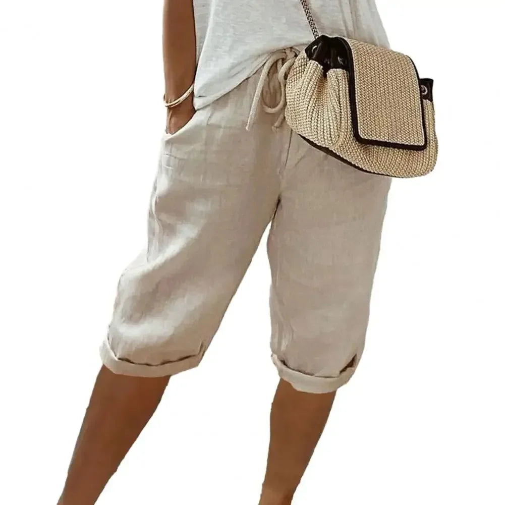 Plus Size Women’s High-Waist Shorts – Breezy Fit