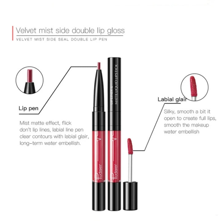 Waterproof High-Pigment Lip Liner for Precise Lip Shape