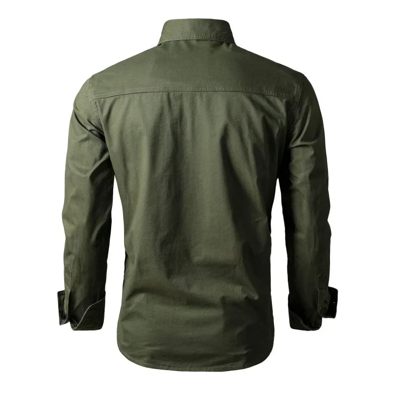 Original back view of the army green men&