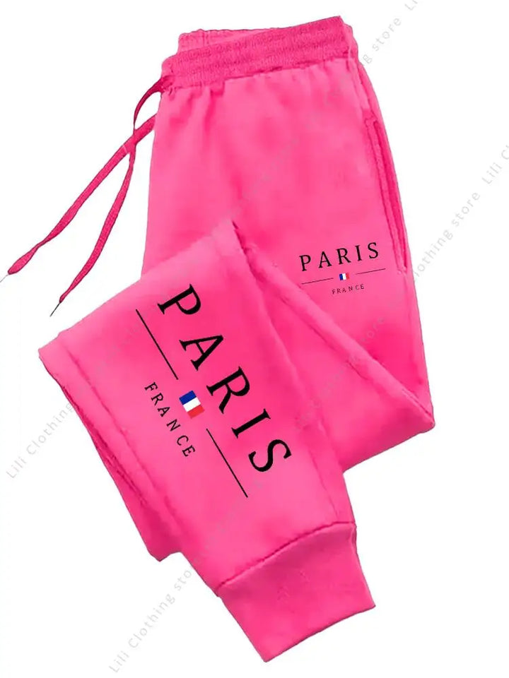 Paris Jogger Pants for Women - Cozy fleece chic fit pro