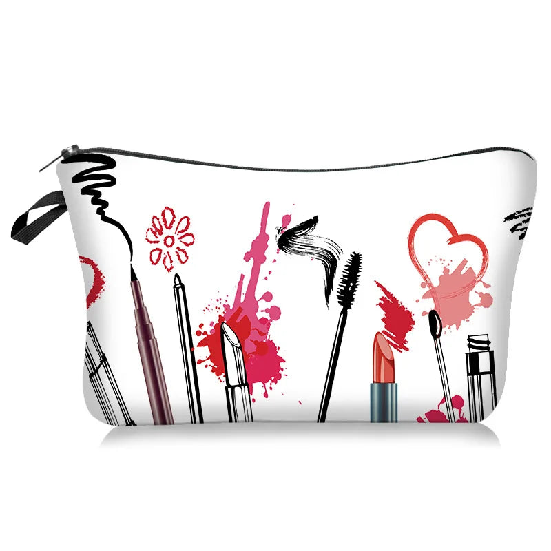 Makeup Bag with Zipper for Everyday Makeup Storage Case