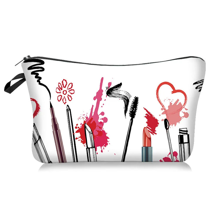 Makeup Bag with Zipper for Everyday Makeup Storage Case