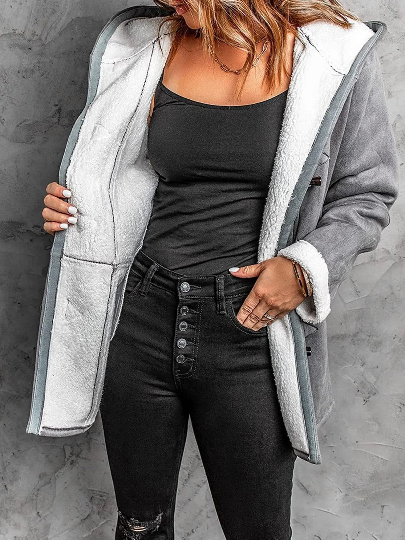 Sherpa Lined Toggle Coat – Everyday commute styling