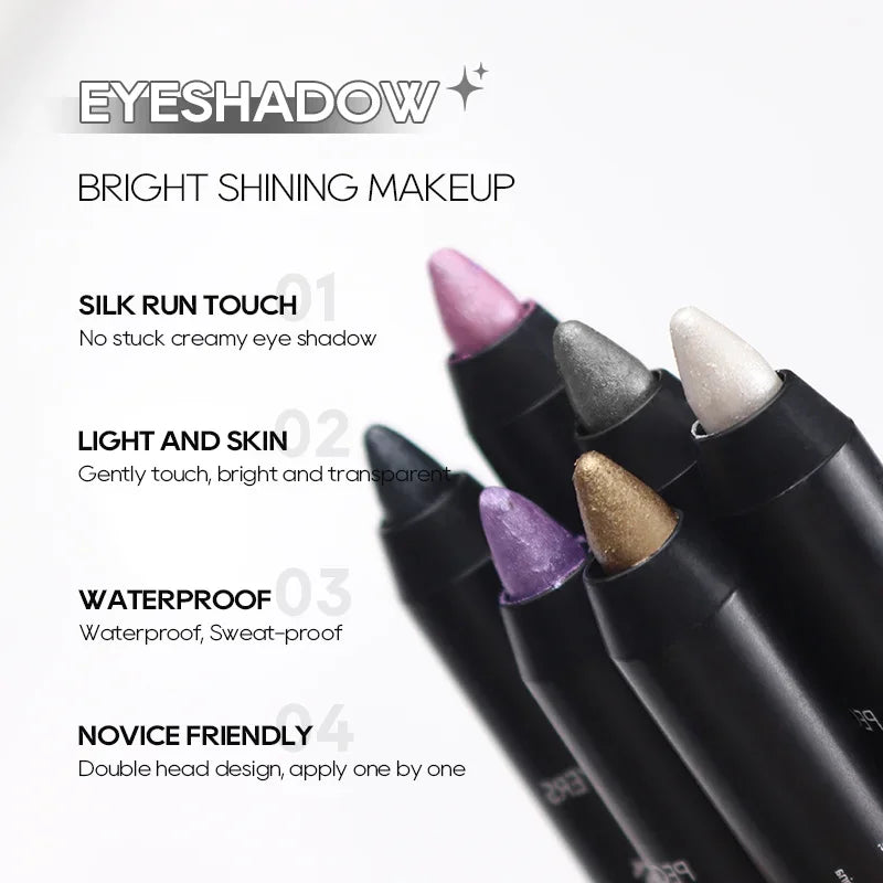 Shimmer Revolution: Blend Our 6-Color Waterproof Eyeshadow Stick for Custom Looks