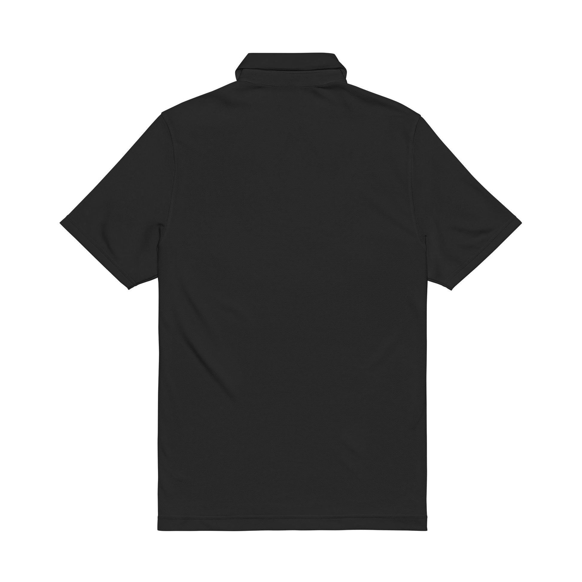 Short sleeve polo shirt with front embroidery and placket

