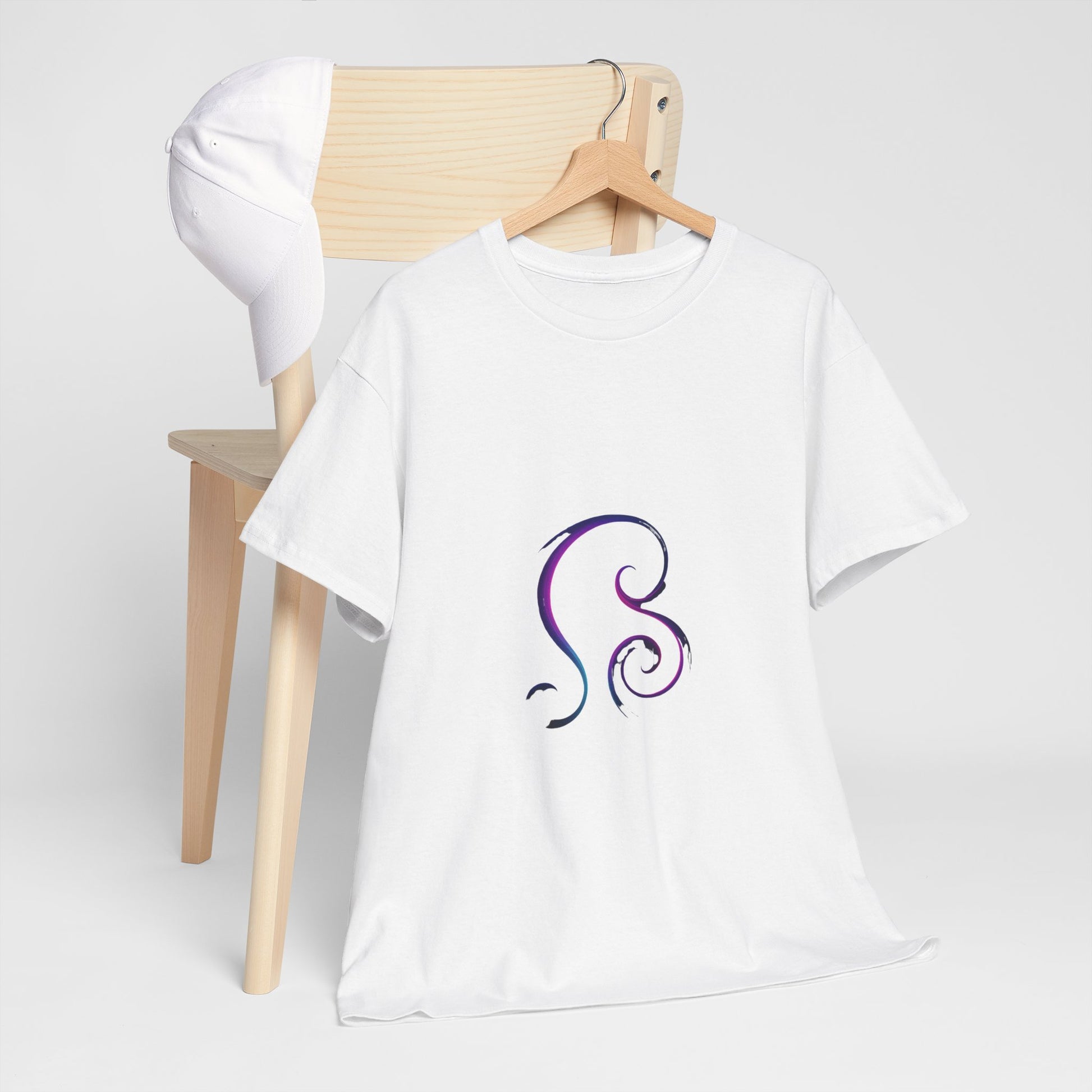 Side profile image highlighting luxe fit drape and shoulder tape reinforcement on tee garment. premium!!! showcasing detail.!

