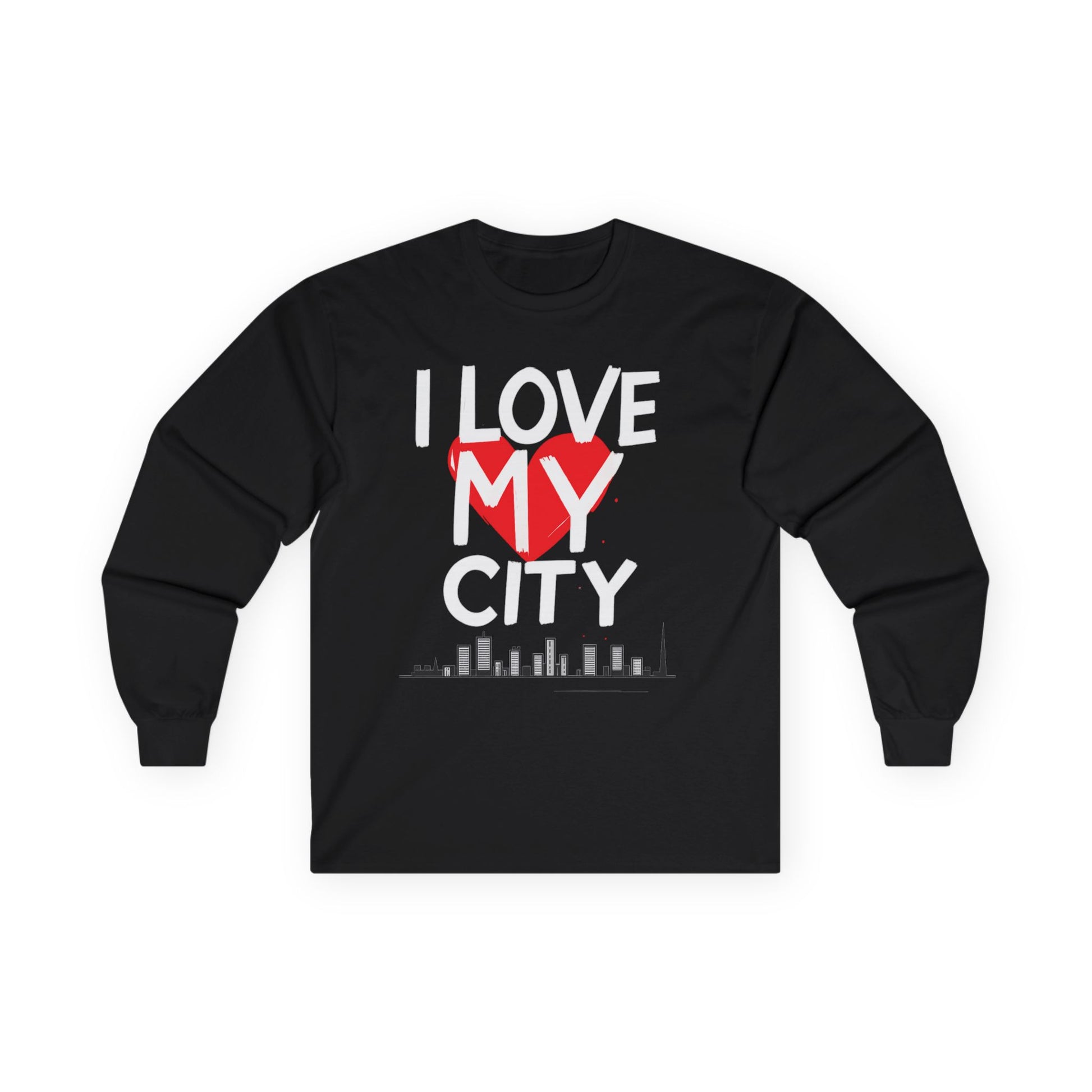 Long sleeve unisex tee perfect for layering in colder months.


